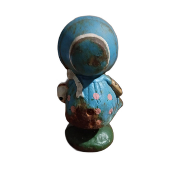 Dolly Dimple Cast Iron Coin Bank in Blue Bonnet - Picture 5 of 6